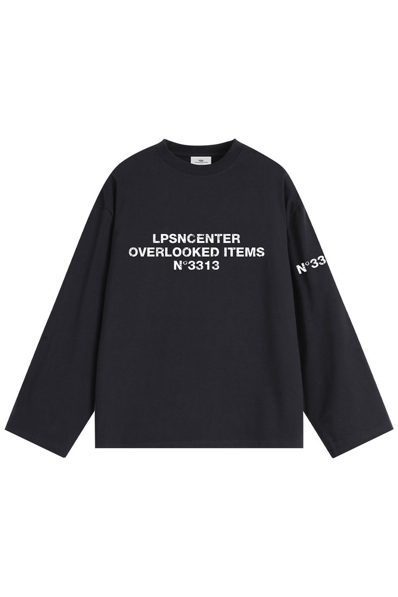 Placement Print Long Sleeve Tee