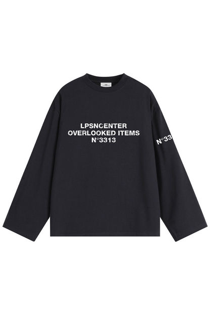 Placement Print Long Sleeve Tee