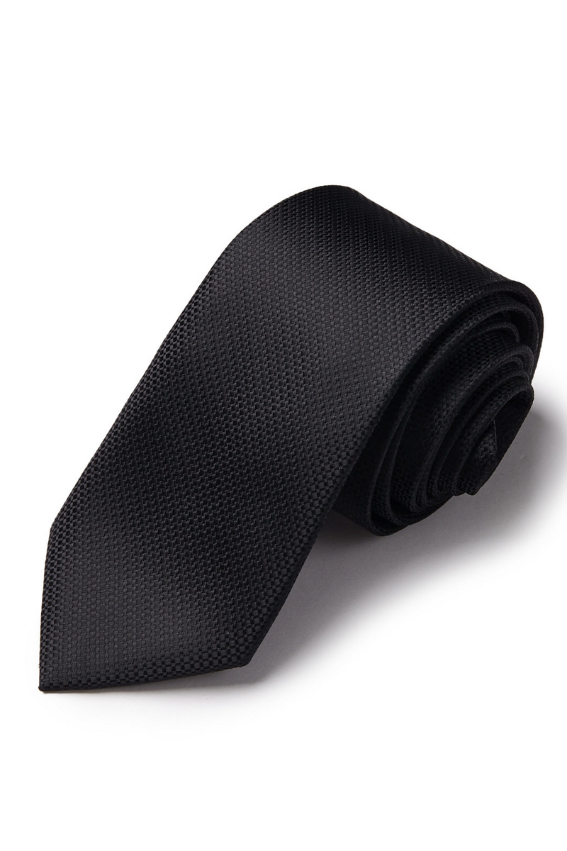 Textured Plaid Tie