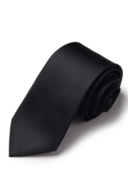 Textured Plaid Tie