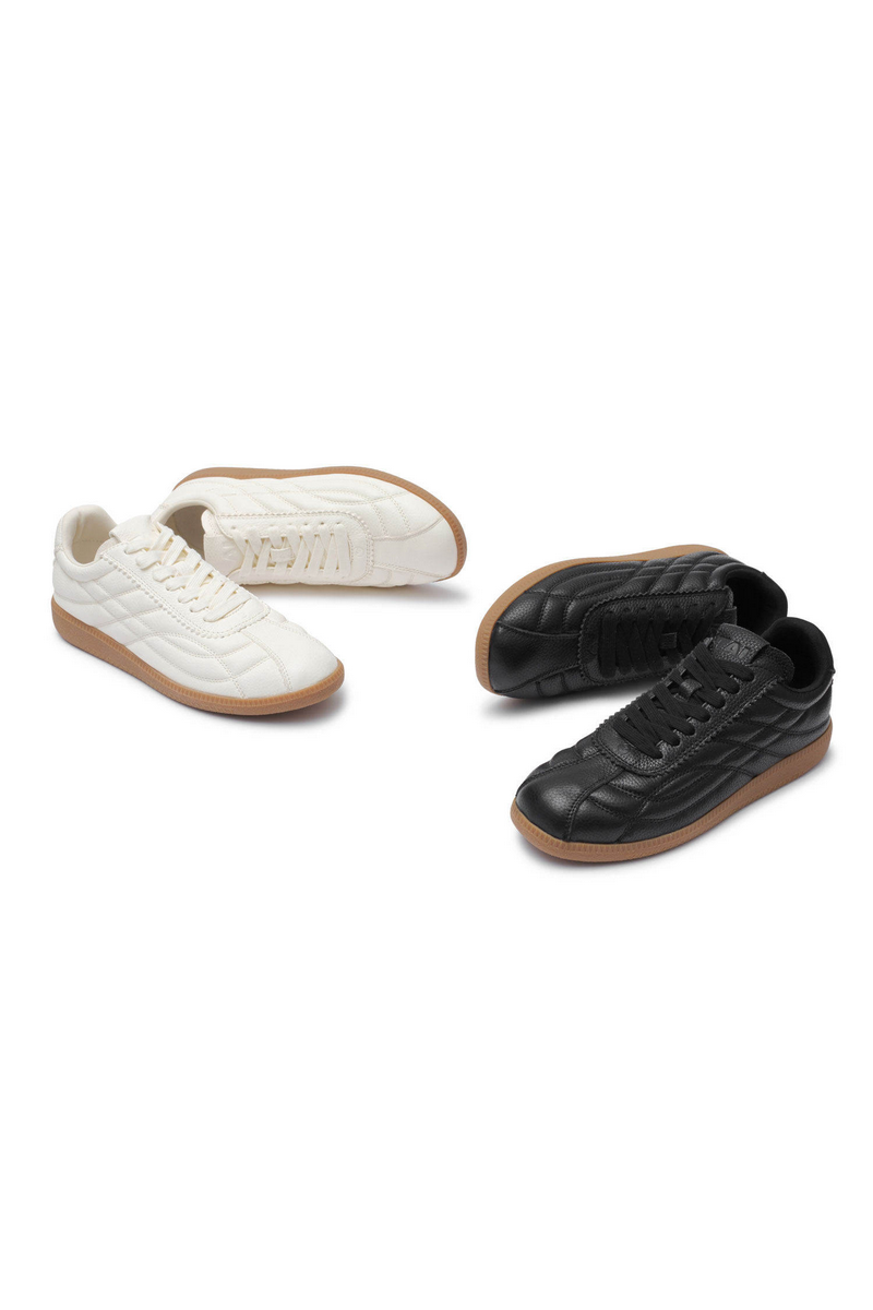 Quilted Leather German Trainers