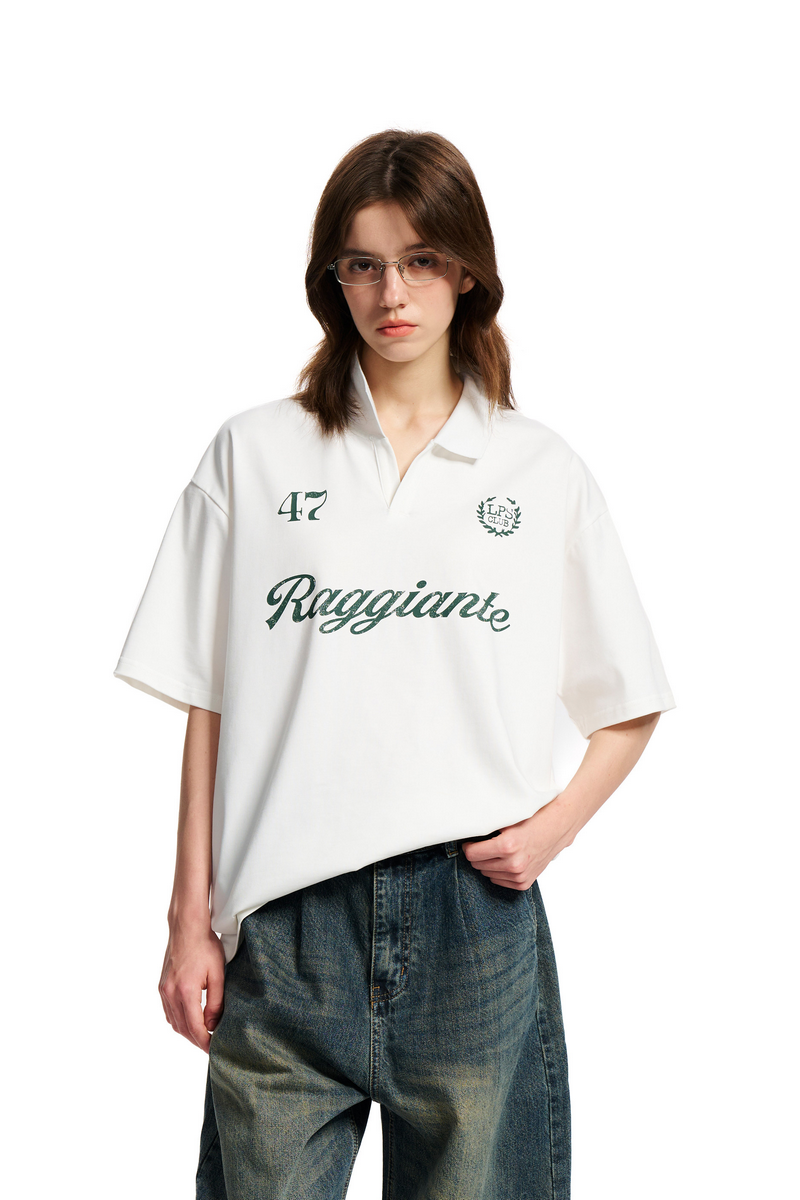Jersey Polo Graphic Tee