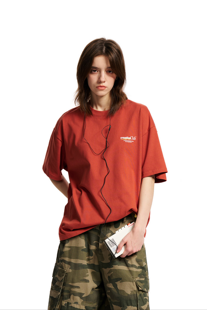 Vintage Contrast Graphic Tee