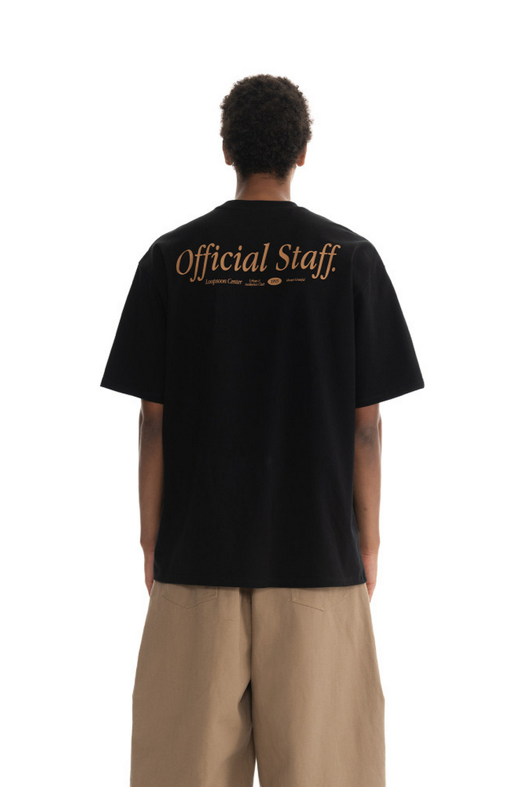 Back Print Heavyweight T-Shirt — Loopsoon — view 3