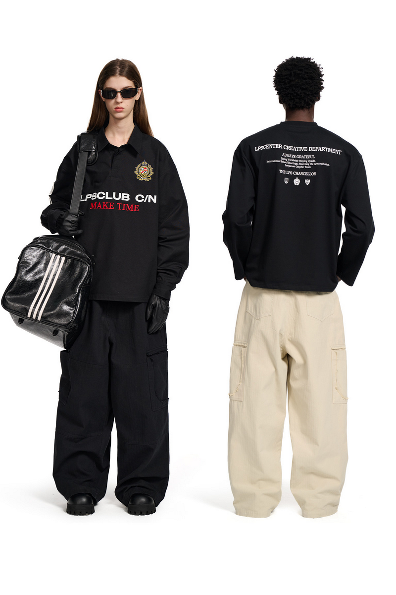 Distressed Side Pocket Cargo Pants