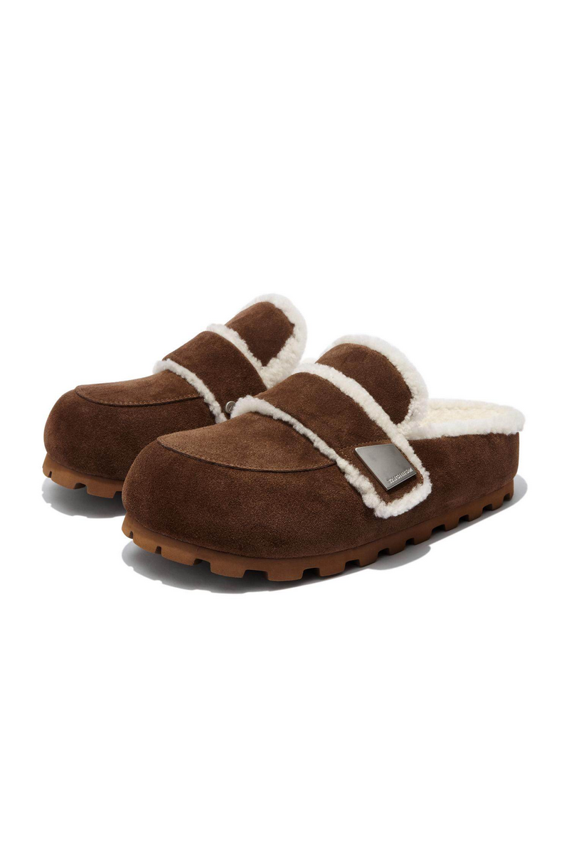 Wool Lined Mule Clogs