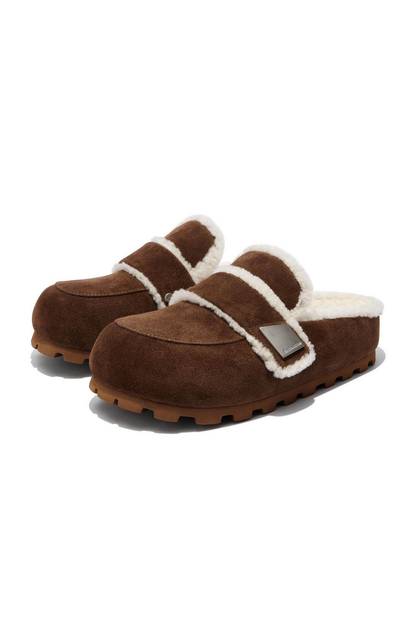 Wool Lined Mule Clogs