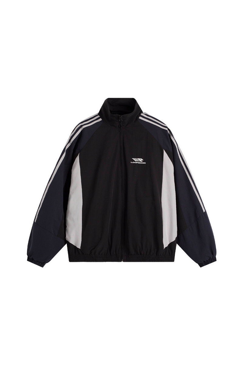 Striped Coach Jacket Set