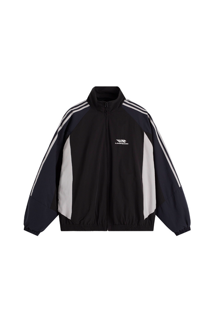 Striped Coach Jacket Set — Loopsoon — view 4