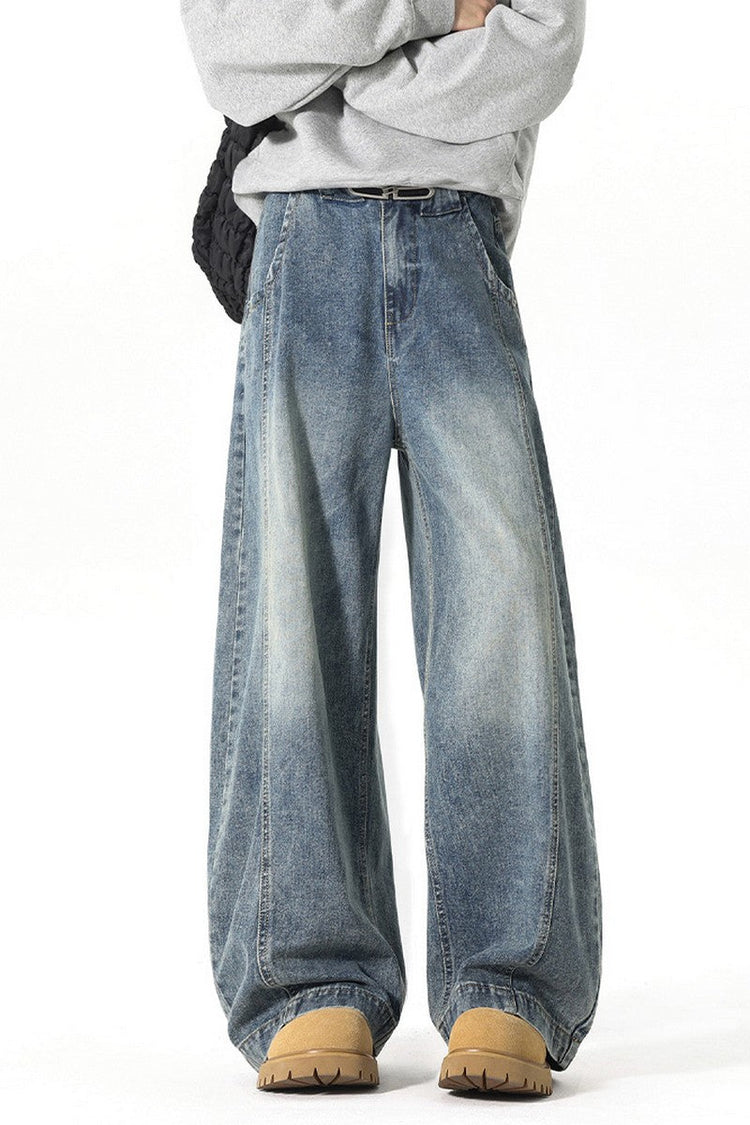 Deconstructed Blue Jeans — Trenqor Basics — view 5
