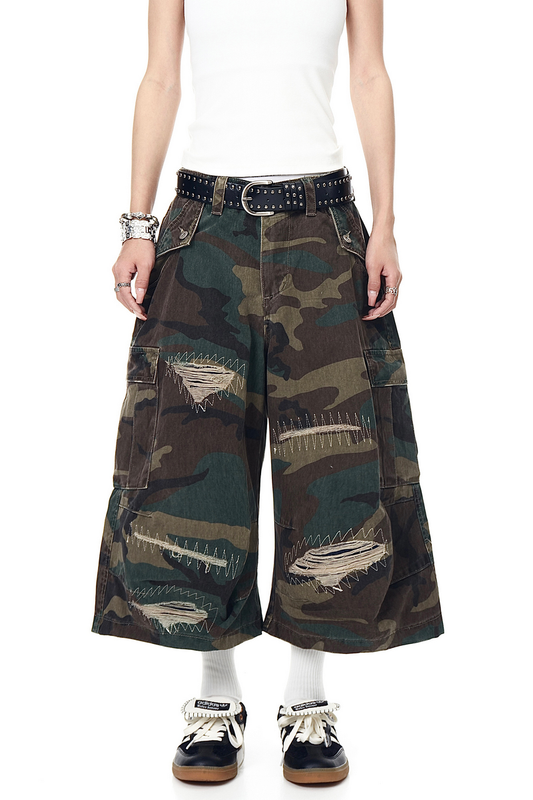 Camo Cargo Shorts