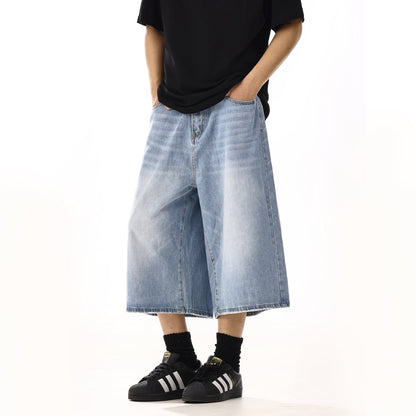 Vintage Black Cropped Shorts