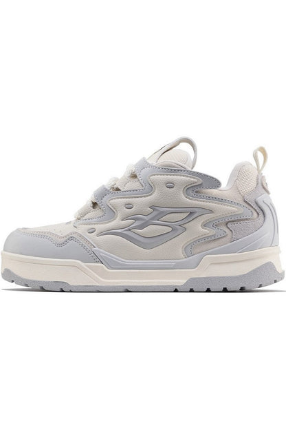 Grey Flame Chunky Sneakers