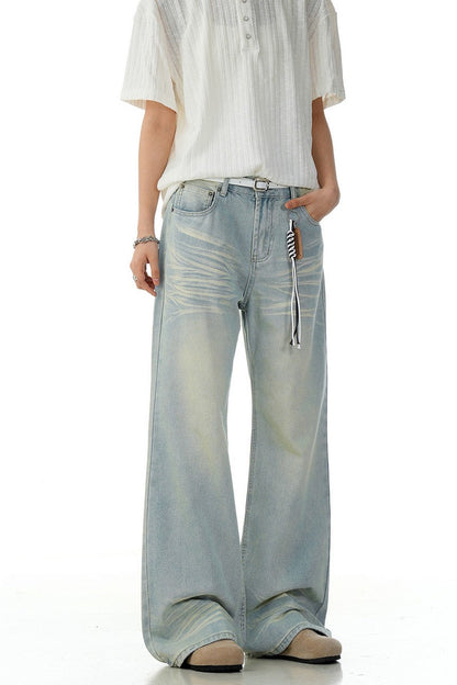 Blue Whisker Jeans