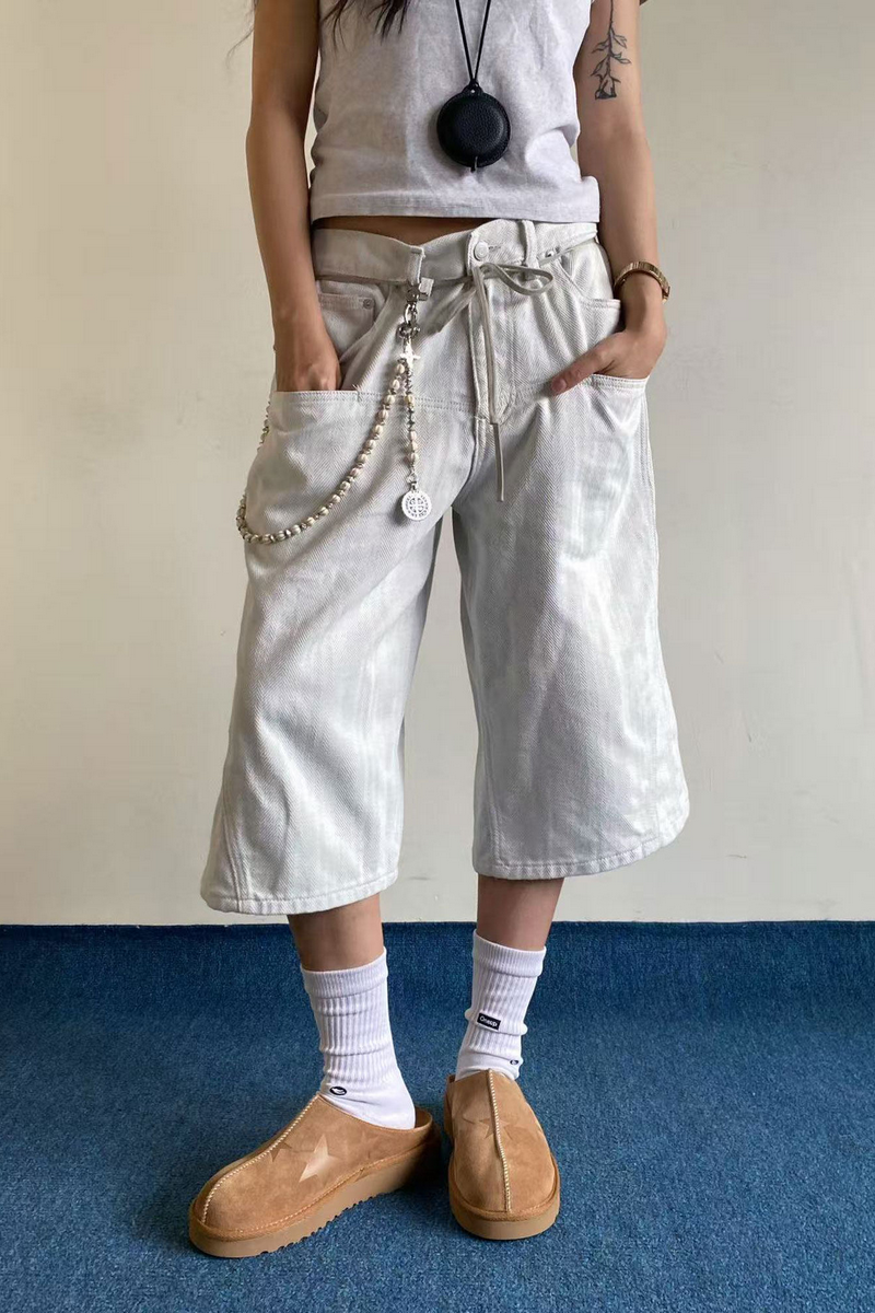 Baggy Jean Shorts