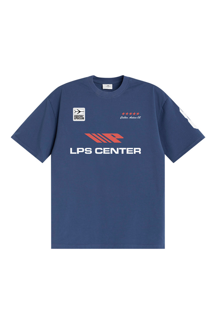 Racing Contrast Graphic Tee — Loopsoon — view 4
