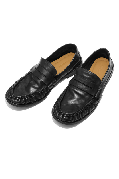 Washed Horsehide Loafers