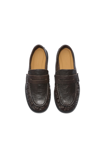 Washed Horsehide Loafers