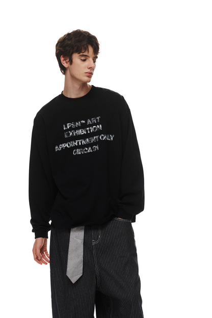 Distressed Ink Long Sleeve Tee