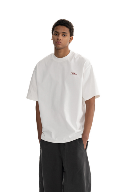 Heavyweight Letter Print T-Shirt