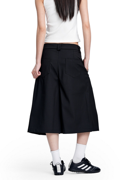 Striped Cropped Trousers