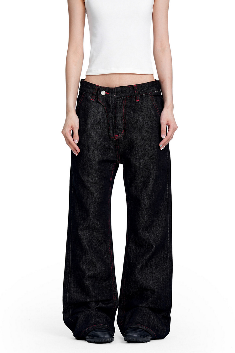 Selvedge Flared Raw Denim Jeans — Trenqor Basics