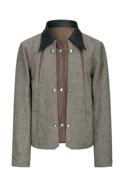 Herringbone Wool Jacket