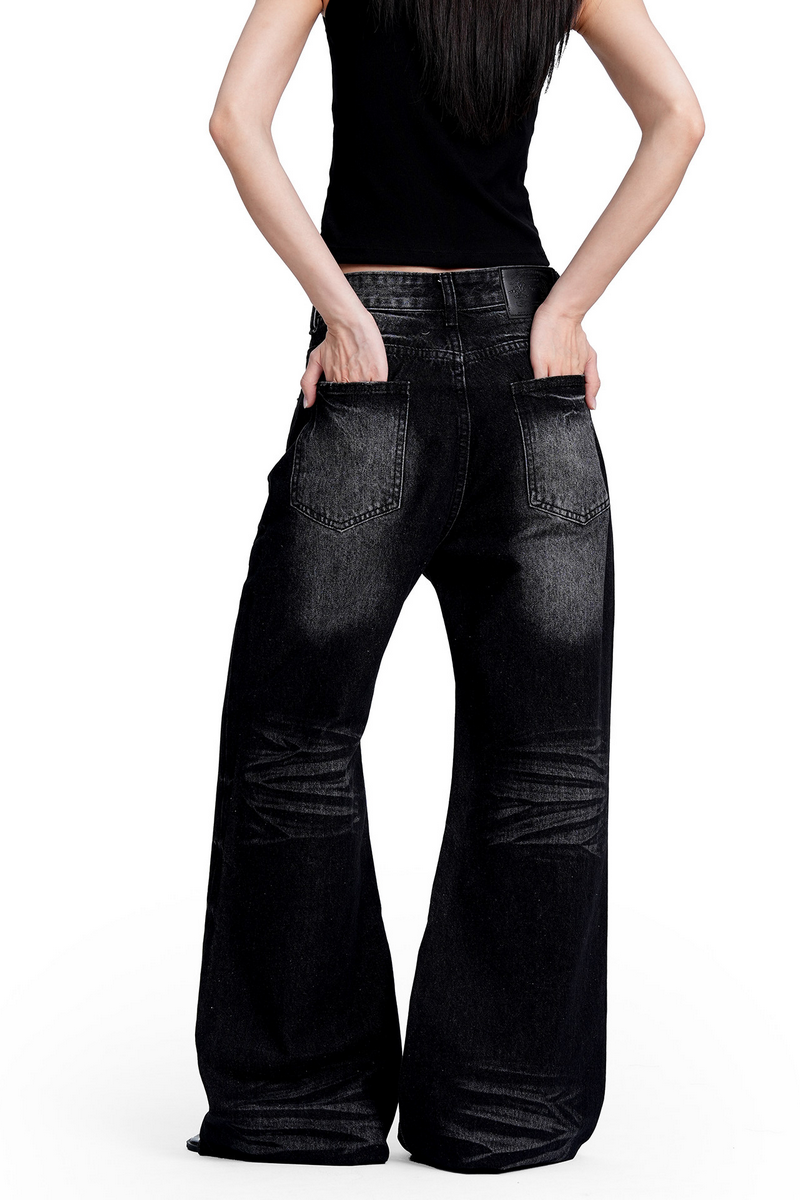 Whisker Washed Jeans