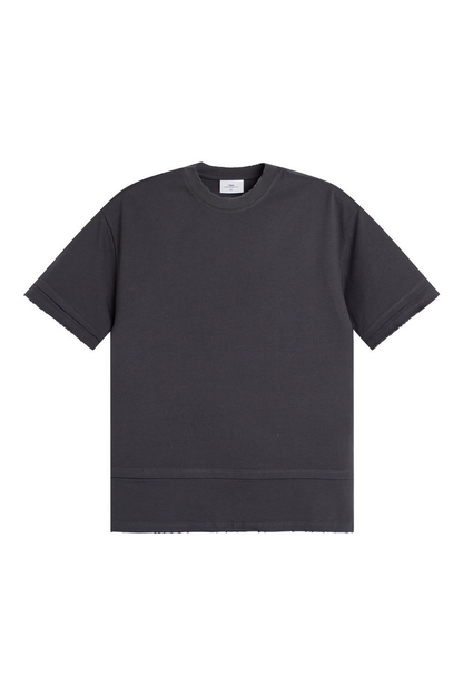 Layered Solid Crew Tee