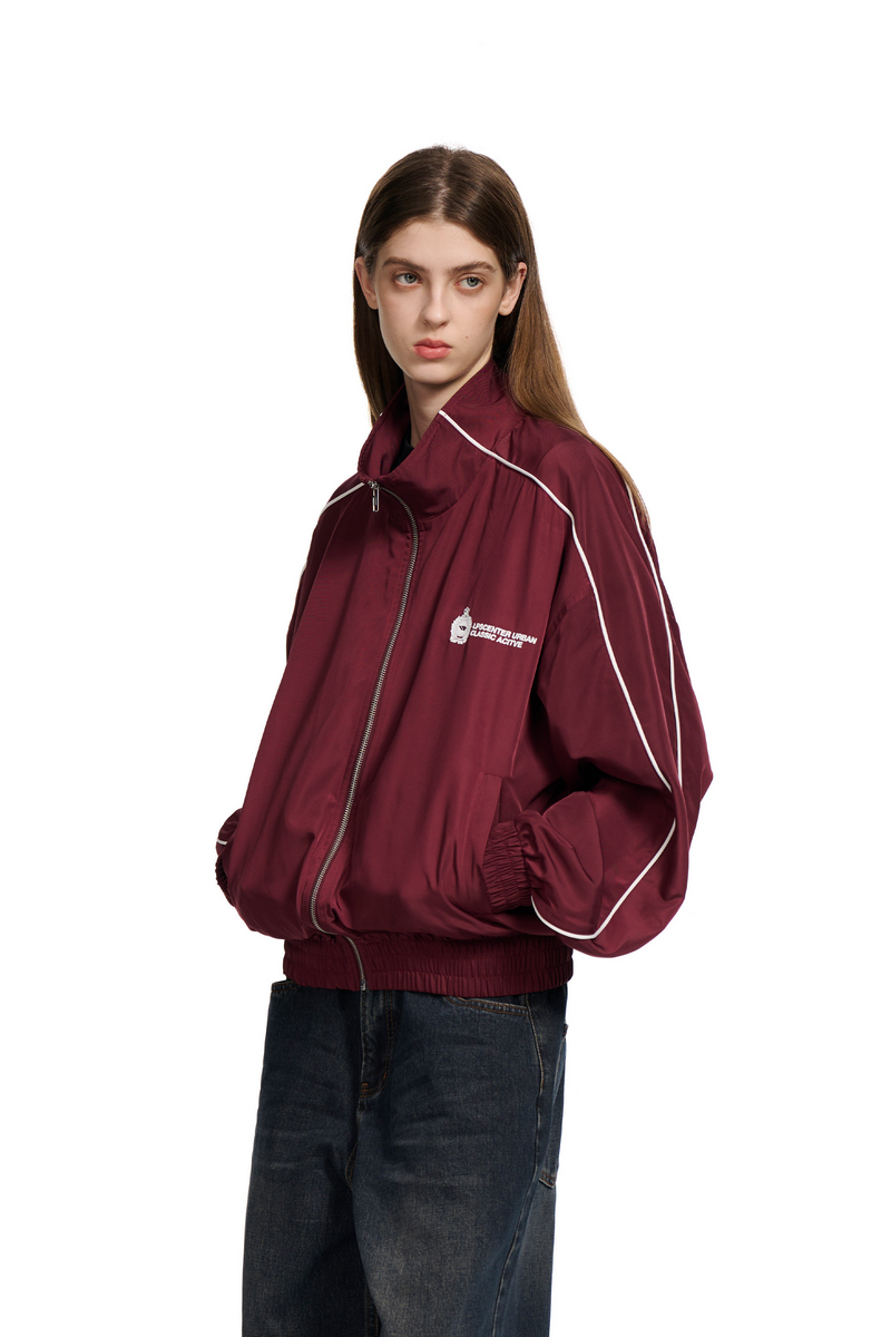 Badge Print Track Jacket