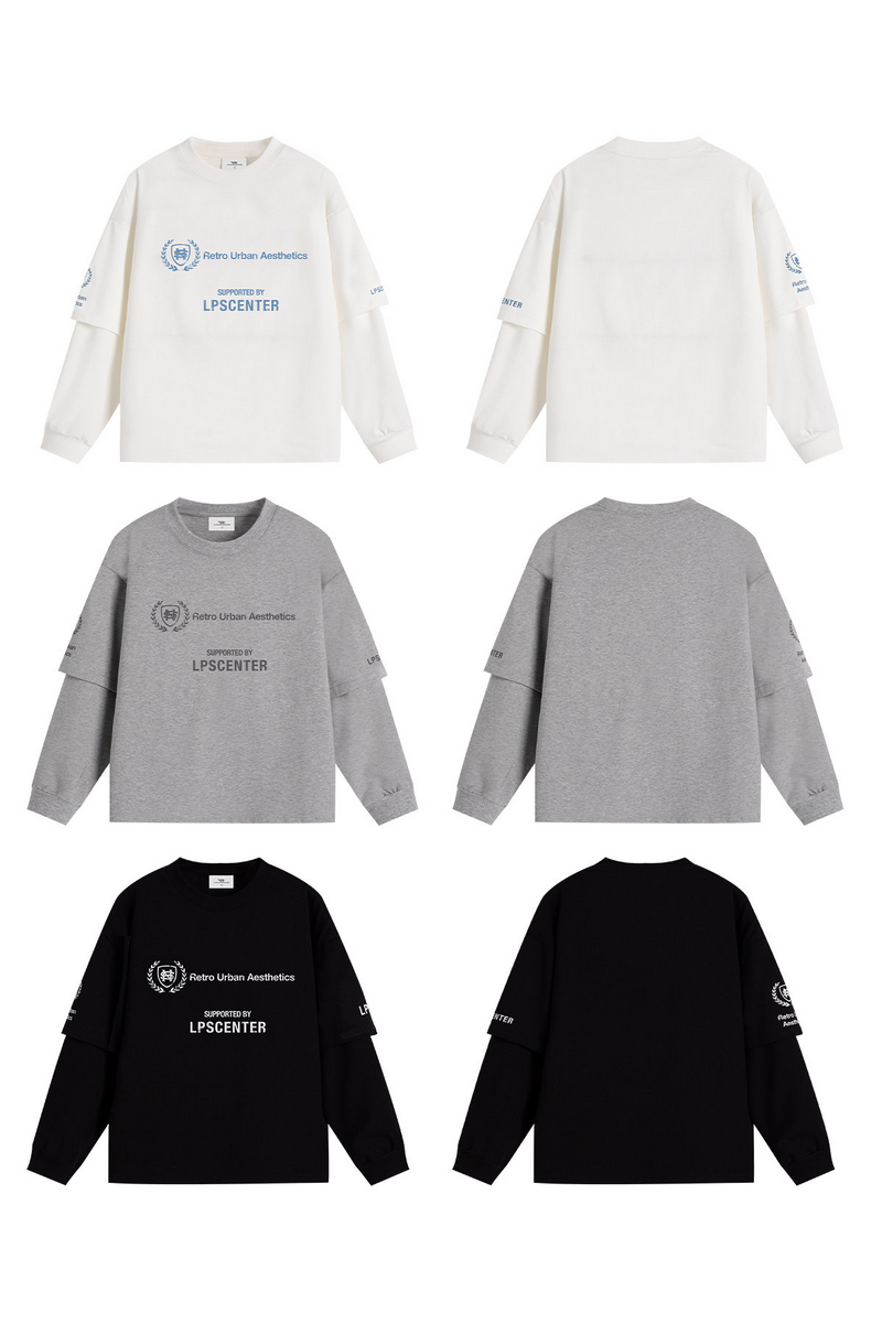 Layered Graphic Long Sleeve Tee