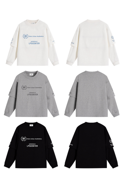 Layered Graphic Long Sleeve Tee
