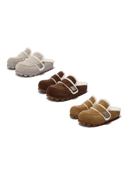 Wool Lined Mule Clogs