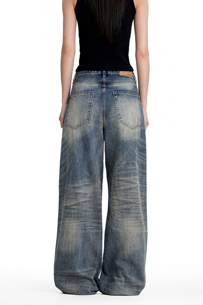Whisker Washed Jeans