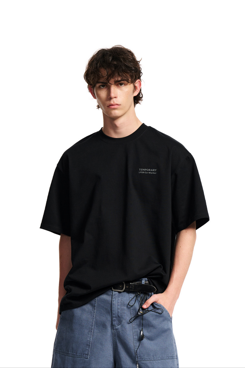 Letter Graphic Crew Tee