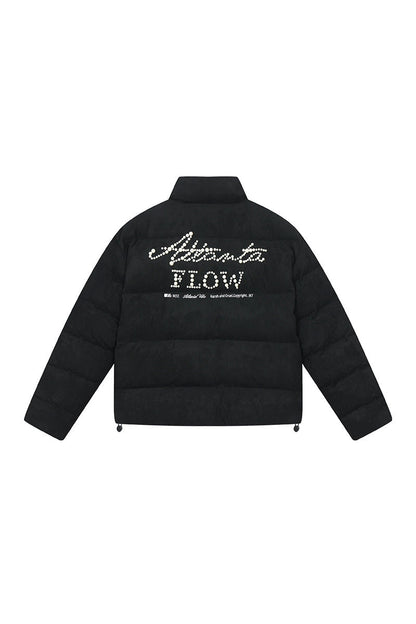 Pearl Suede Graphene Puffer Jacket — Harsh and Cruel — view 6