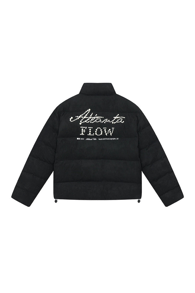 Pearl Suede Graphene Puffer Jacket — Harsh and Cruel — view 6