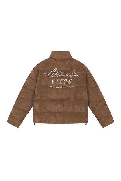 Pearl Suede Graphene Puffer Jacket — Harsh and Cruel — view 7