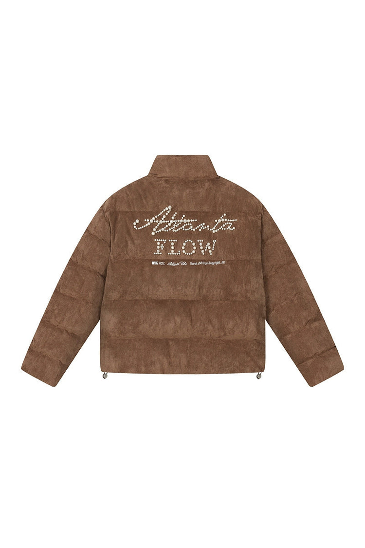 Pearl Suede Graphene Puffer Jacket — Harsh and Cruel — view 7