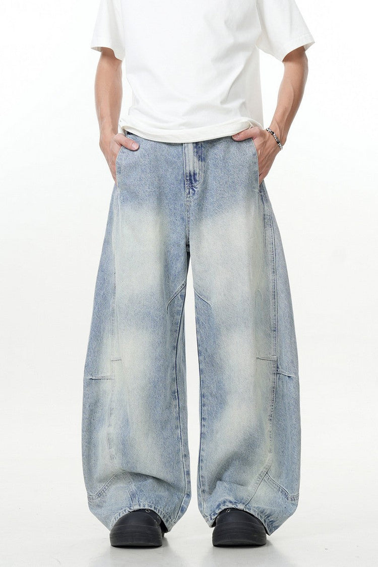 Light Blue Wide-Leg Jeans — Trenqor Basics