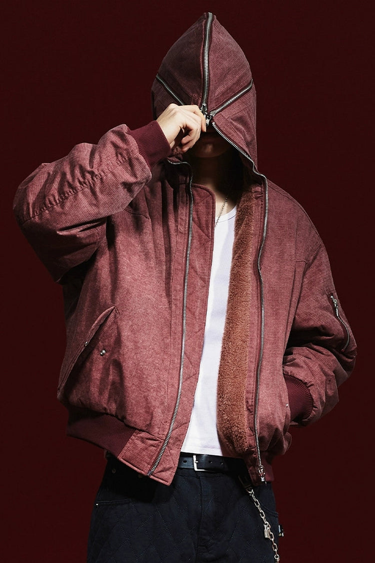 Reversible Fleece-Lined MA1 Jacket — Remedy — view 4