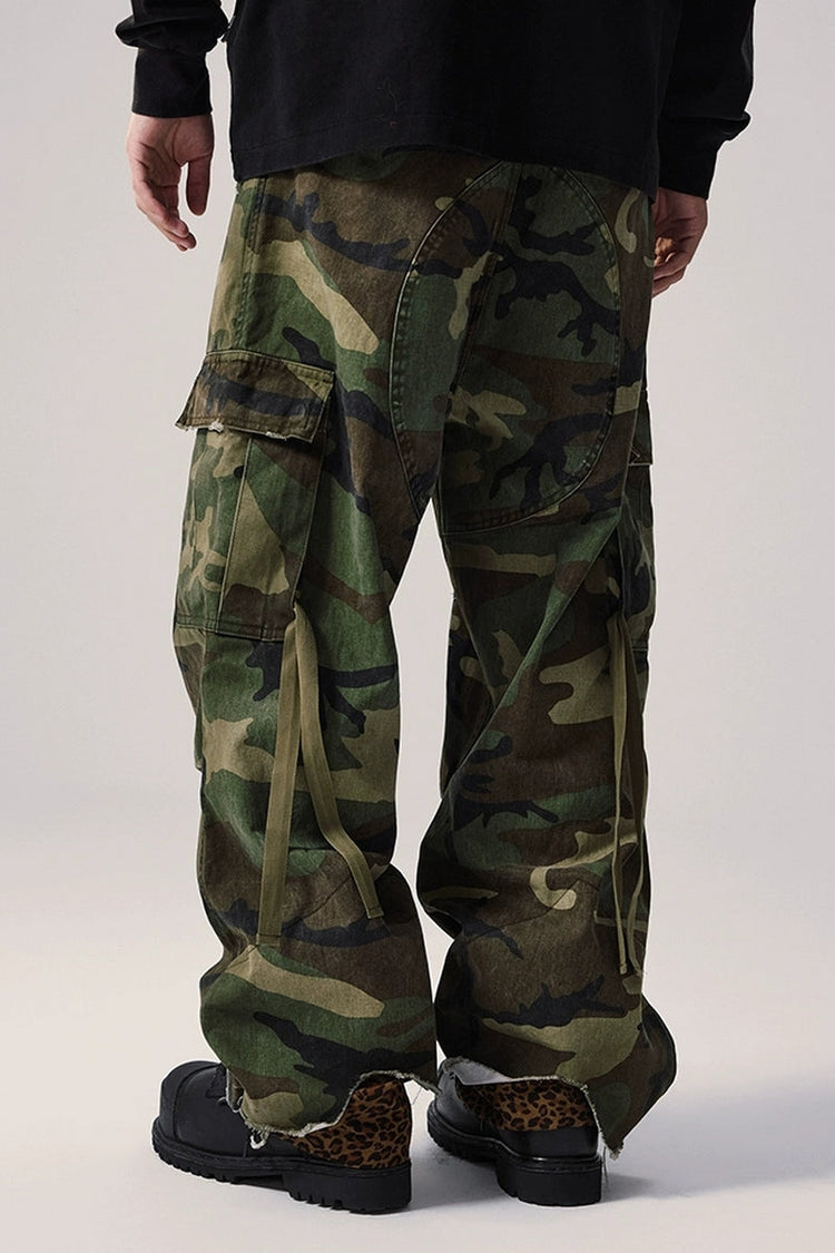 Patchwork Animal Print Cargo Pants — Remedy — view 5