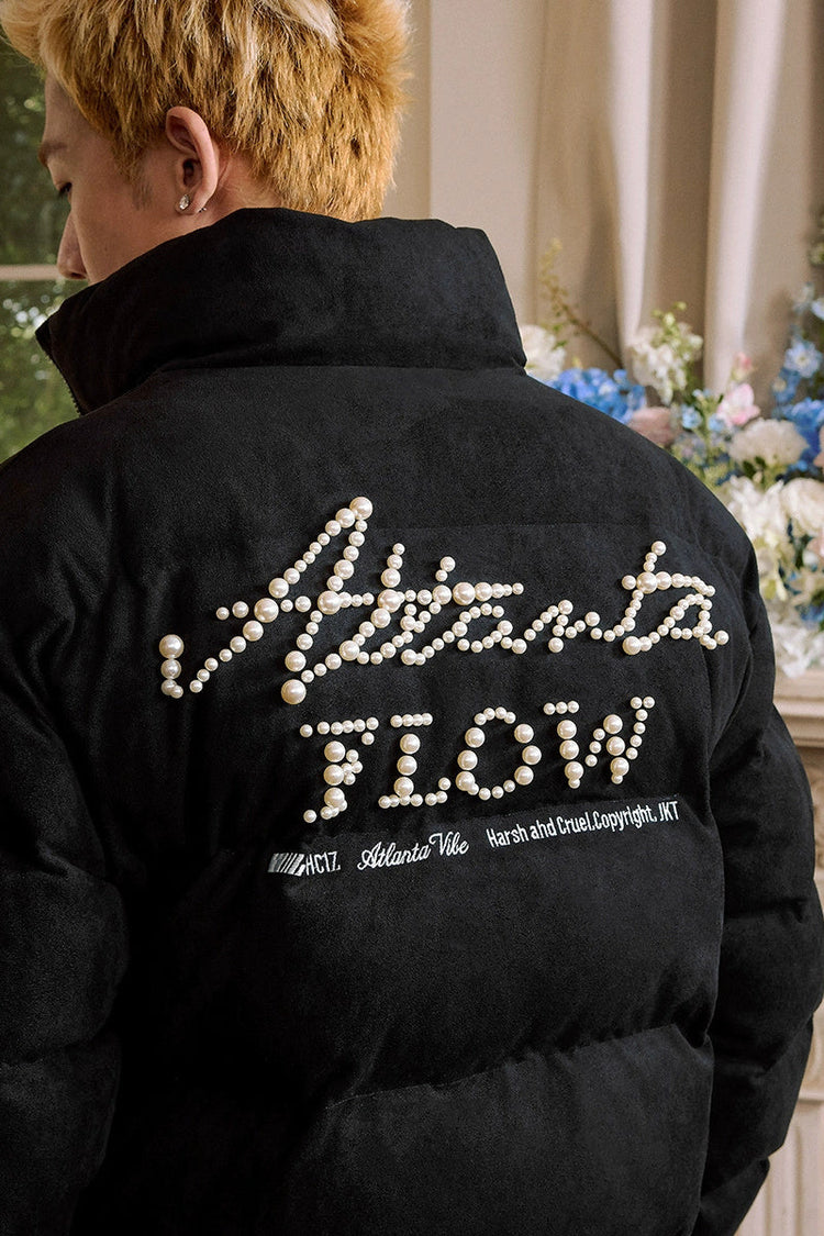 Pearl Suede Graphene Puffer Jacket — Harsh and Cruel — view 2