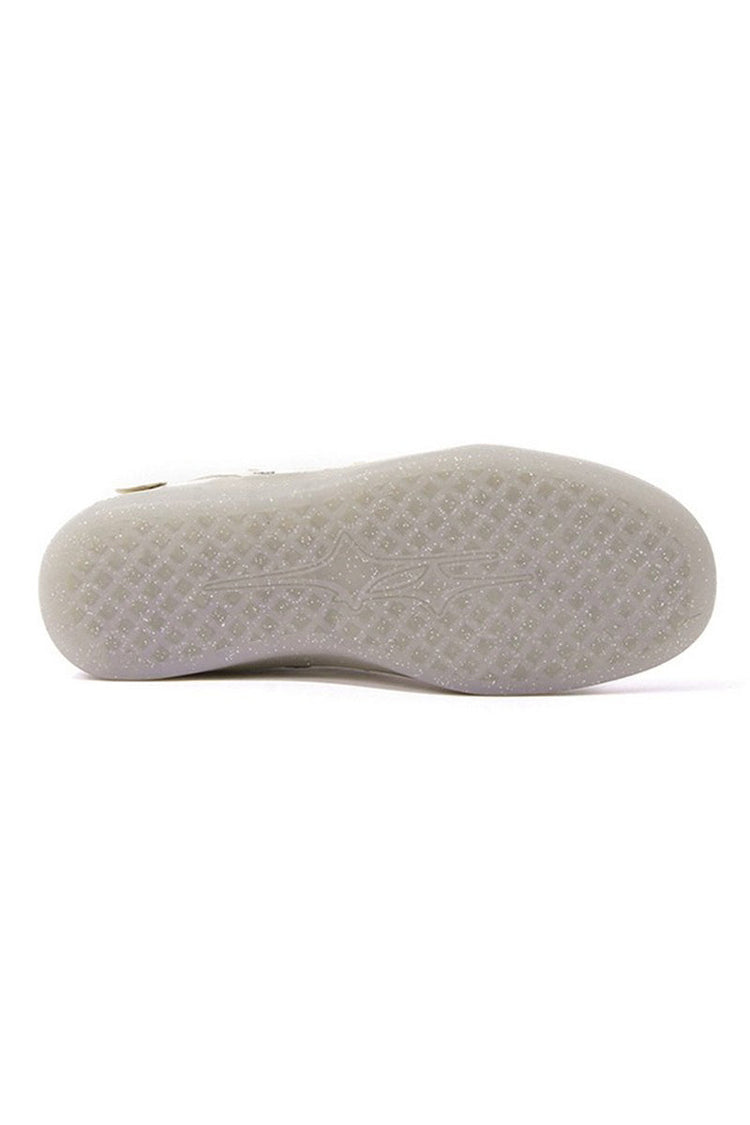 Pearl White Unisex Retro Low Top Trainers — Killwinner — view 5