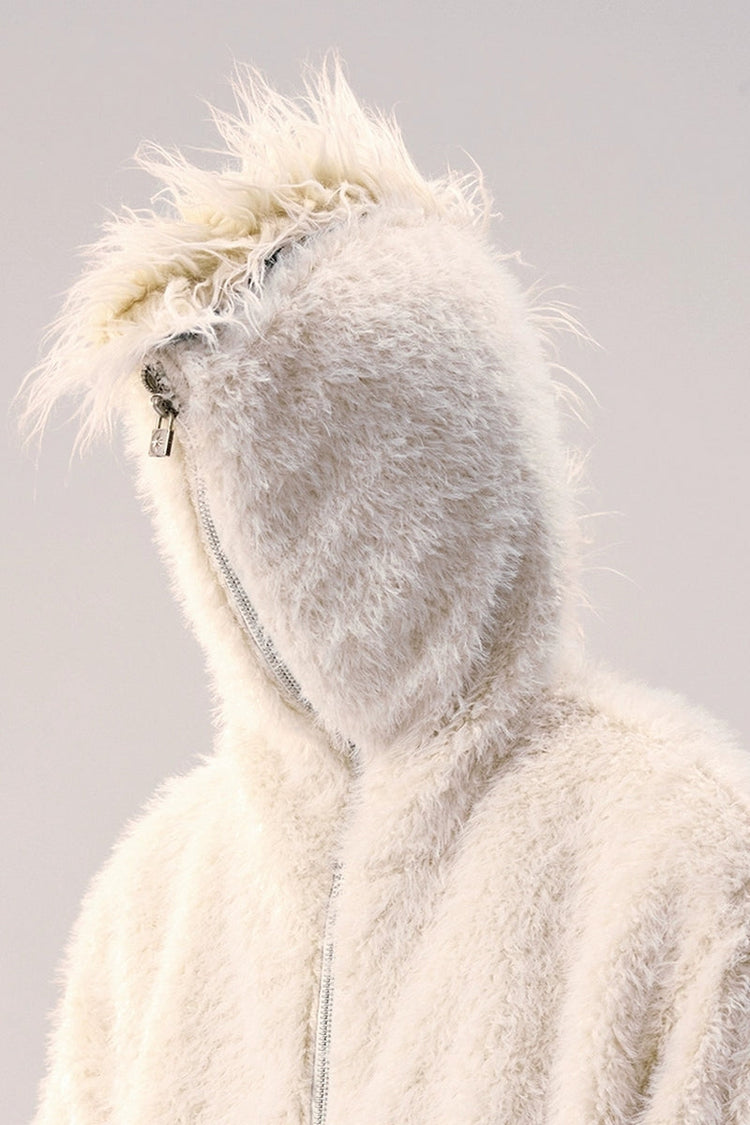 Faux Fur Hooded Puffer Jacket — Remedy — view 5