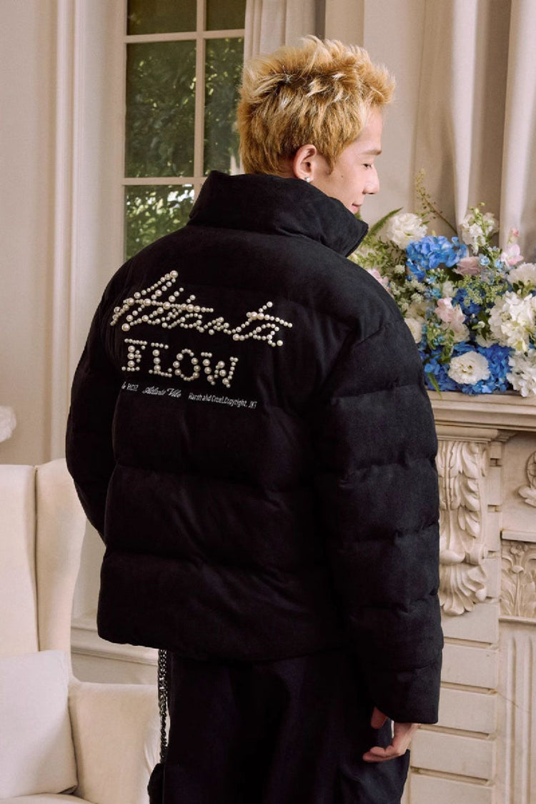 Pearl Suede Graphene Puffer Jacket — Harsh and Cruel