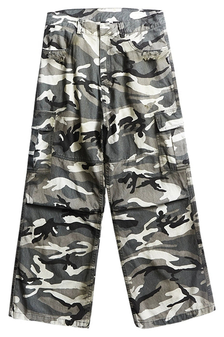 Patchwork Animal Print Cargo Pants — Remedy — view 6