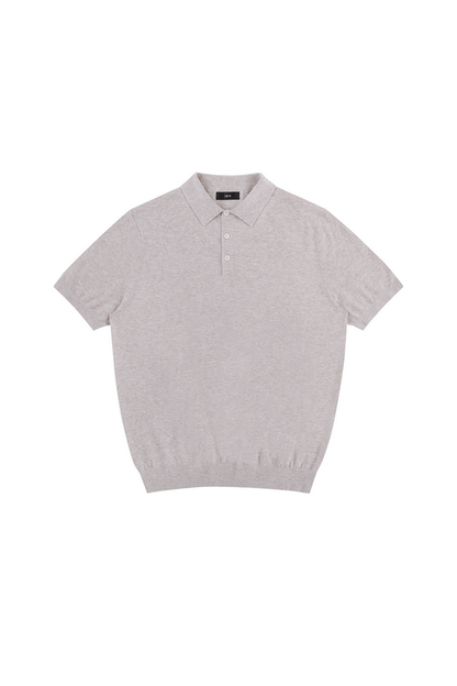 Linen Knit Polo Shirt