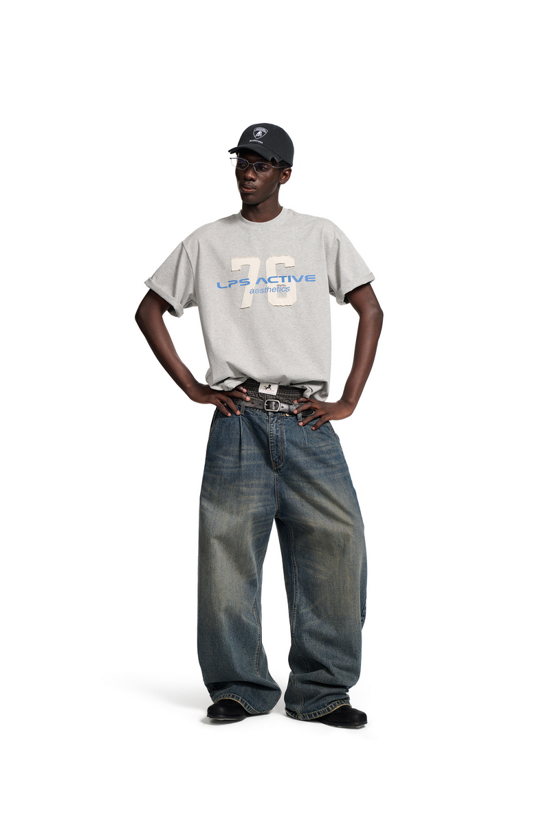 Applique Letter T-Shirt