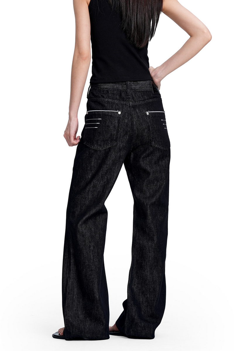 Selvedge Embroidered Jeans